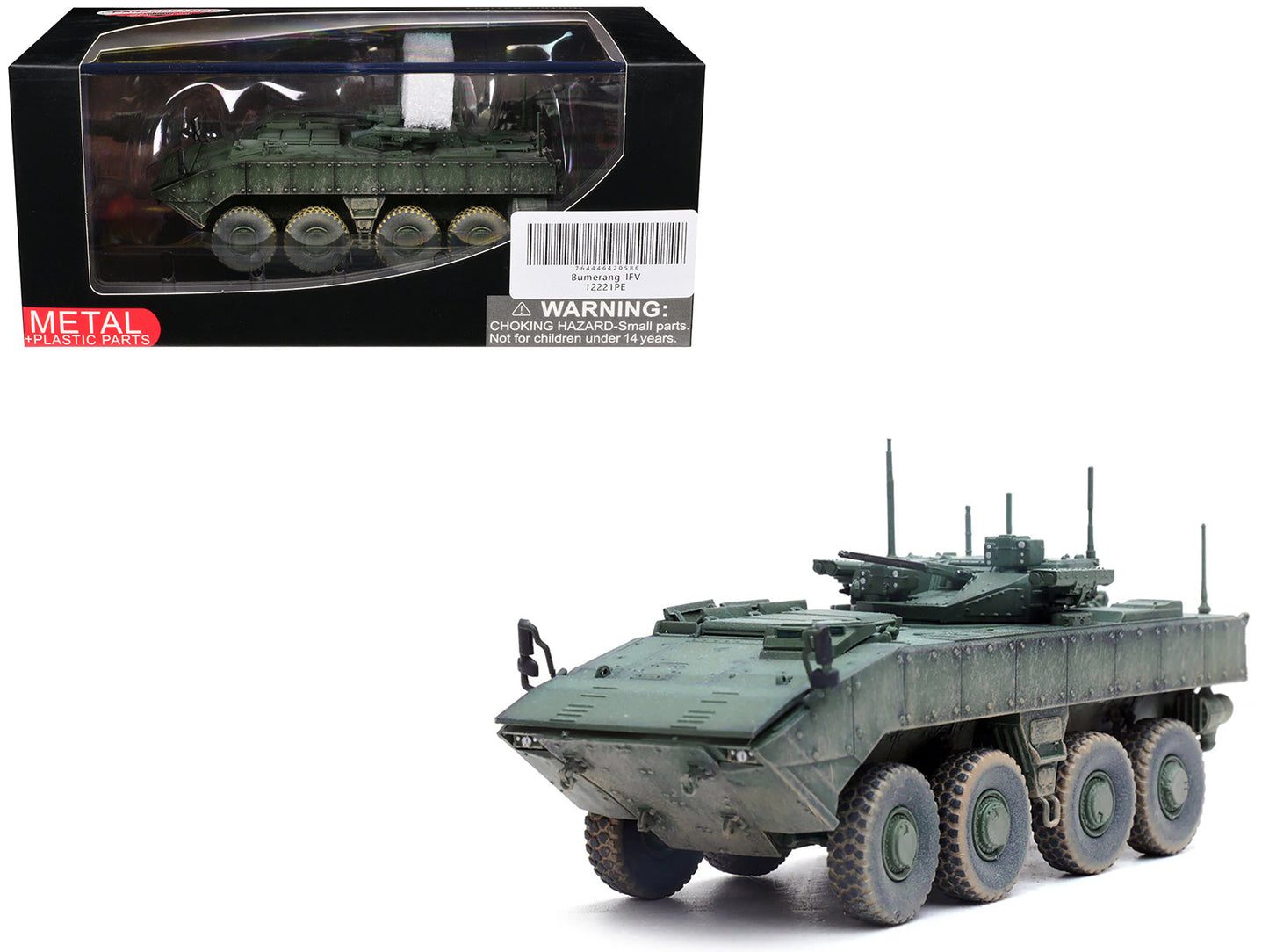 Bumerang (Object K-17) IFV (Infantry Fighting Vehicle) "Russian Army" Green Camouflage "Armor Premium" Series 1/72 Diecast Model by Panzerkampf free shipping USA