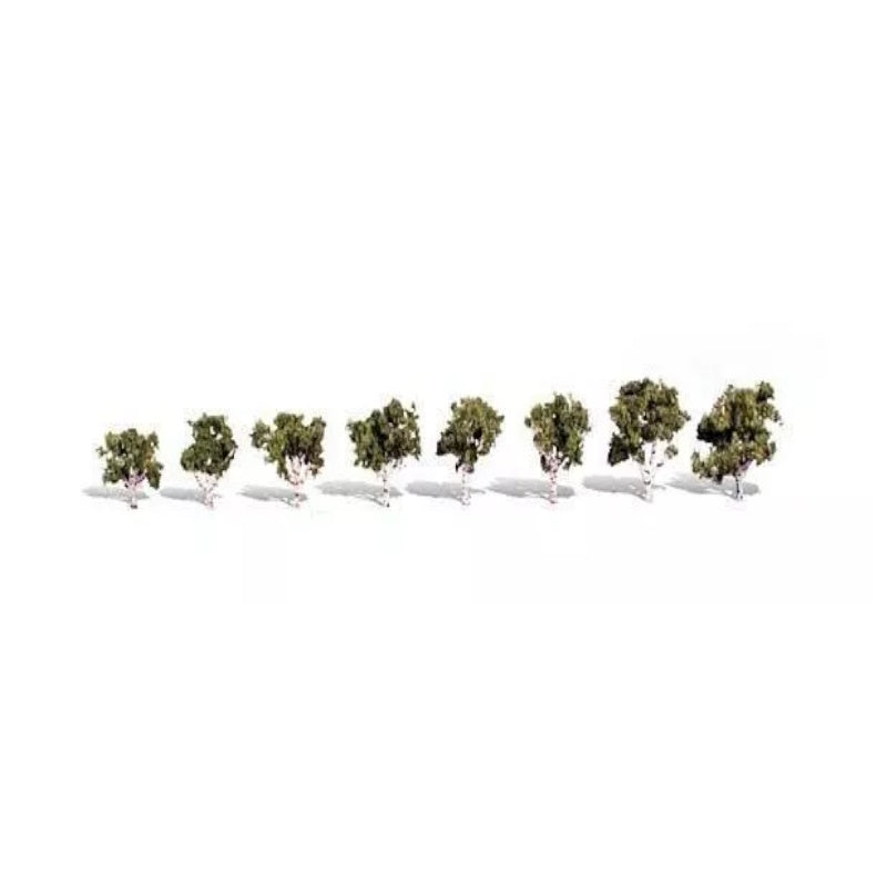Woodland TR3531 Classics Ready-Made Trees Waters Edge N, HO, O Scale