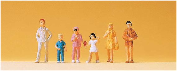 Preiser 14126 HO Scale Children Figure Set