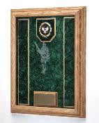 Awards Display shadowbox, Military Award Frame with Embossed Emblem