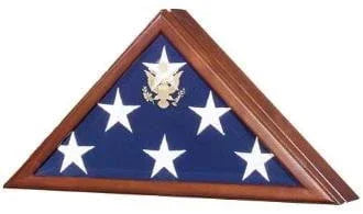 Presidential Flag Display Case Engraved Seal hold a 5ft x 9.5ft flag