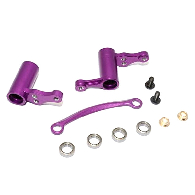 HPI SP3048-P Sport 3 Flux Upgrade Parts Aluminum Steering Assembly - Purple