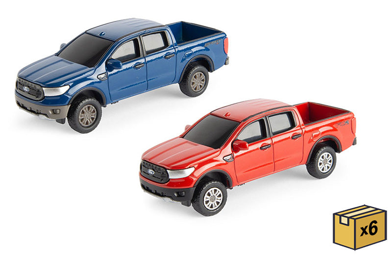 Ertl 47168-CNP-CASE 1/64 Scale 2019 Ford Ranger Xlt 4 Door Pickup Trucks