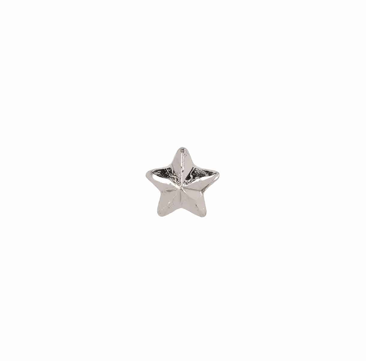 U.S. Army Star 3/16 Single Silver Ribbon Device