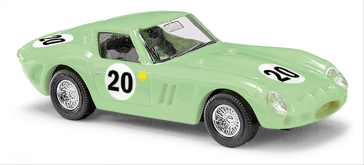 Busch 42615 HO Scale 1962 Ferrari 250 GTO Model, Green