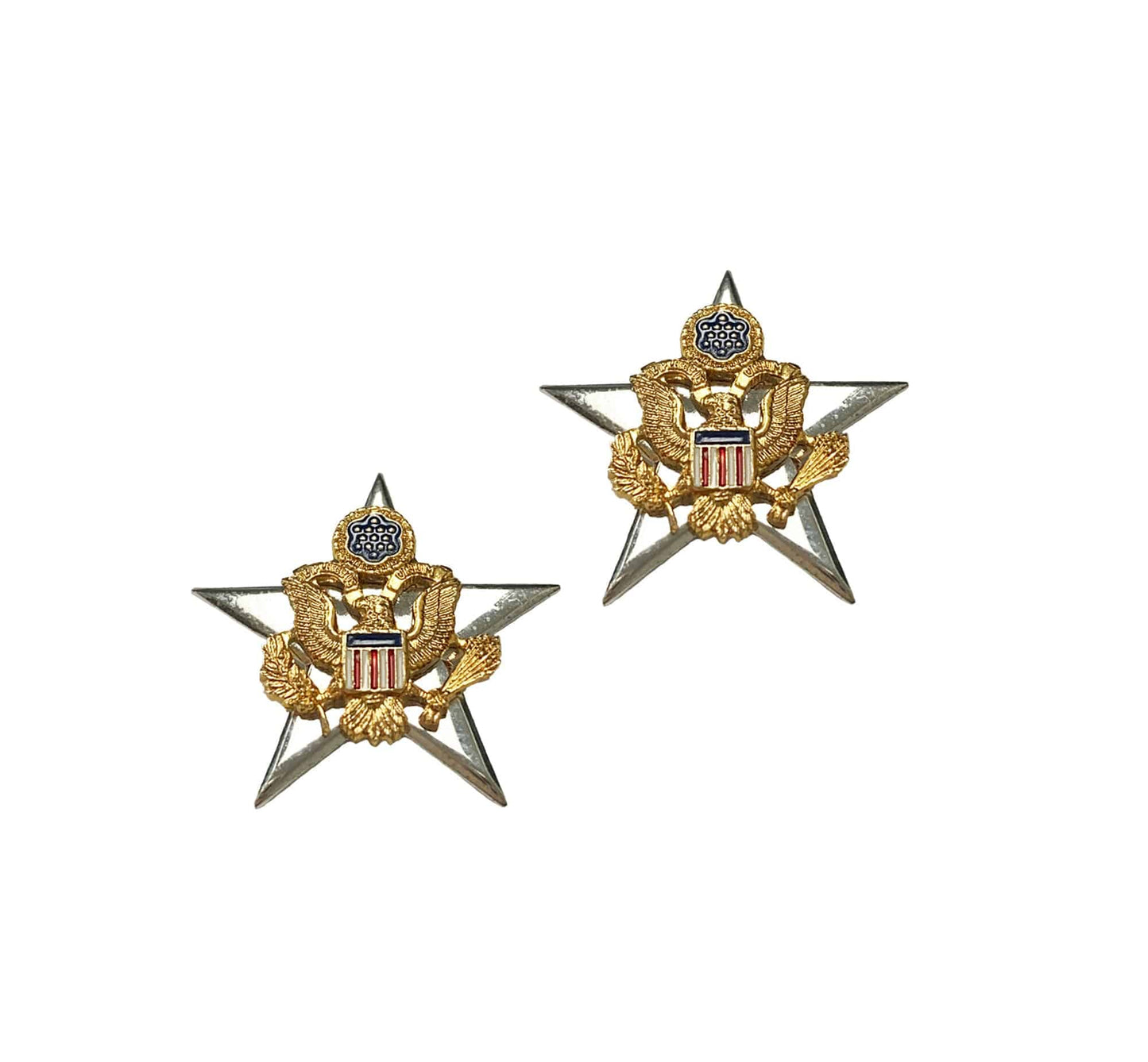 U.S. Army General Staff Officer Branch STA-BRITE® Pin-on (pair)