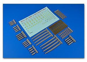 Aerobonus 320064 1/32 RAF 3 inch 60lb Rockets w/Photo-Etch & Decals (D)