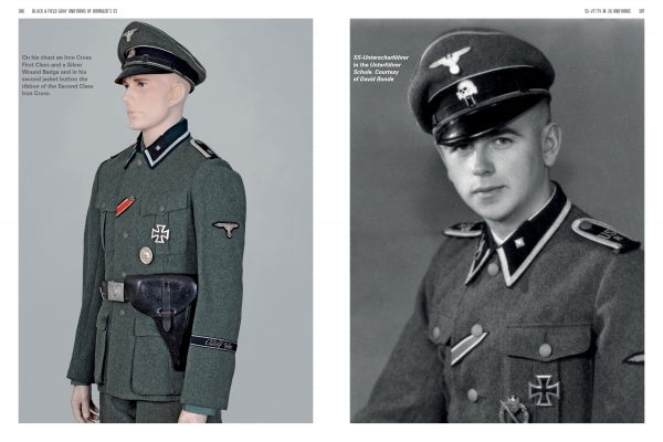 Black and Field Gray Uniforms of Himmler's SS: Allgemeine-SS SS Verfügungstruppe SS Totenkopfverbände Waffen SS, Vol. 1 by Schiffer Publishing