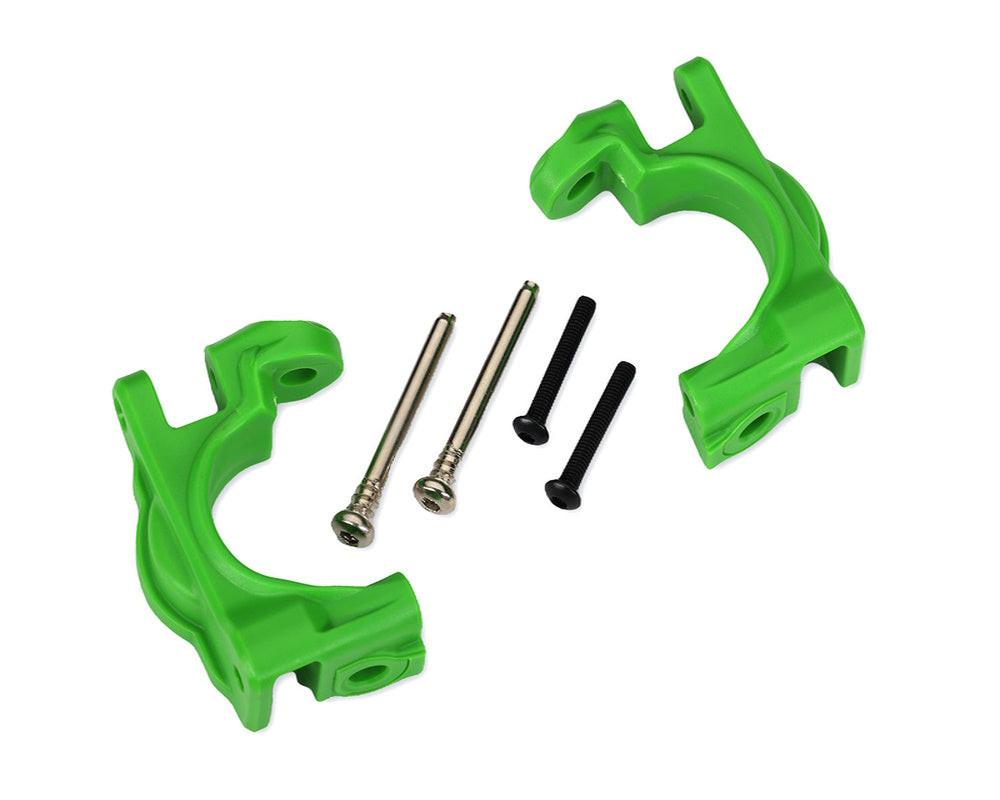 Traxxas 9032G Green Heavy Duty Caster Blocks C-Hubs 4x4 Hoss/Rustler/Slash