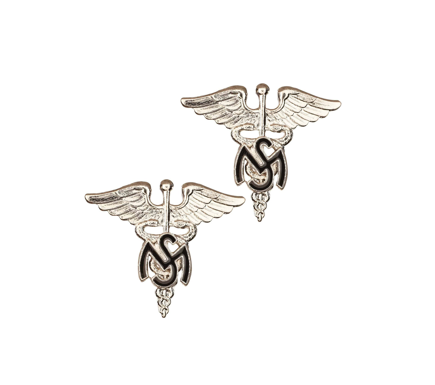 U.S. Army Medical Service MS Officer Branch STA-BRITE® Pin-on (pair)