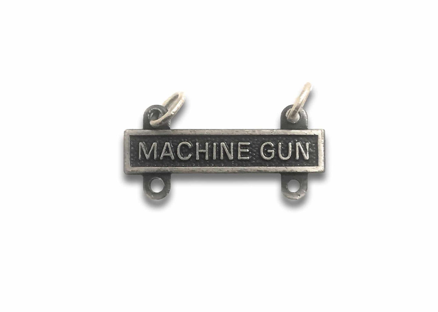 U.S. Army "Machine Gun" STA-BRITE® Qualification Bar Silver-OX