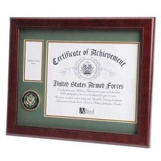 Army 10” x 8” Medallion frame, Army medal with photo frame, Military Gifts