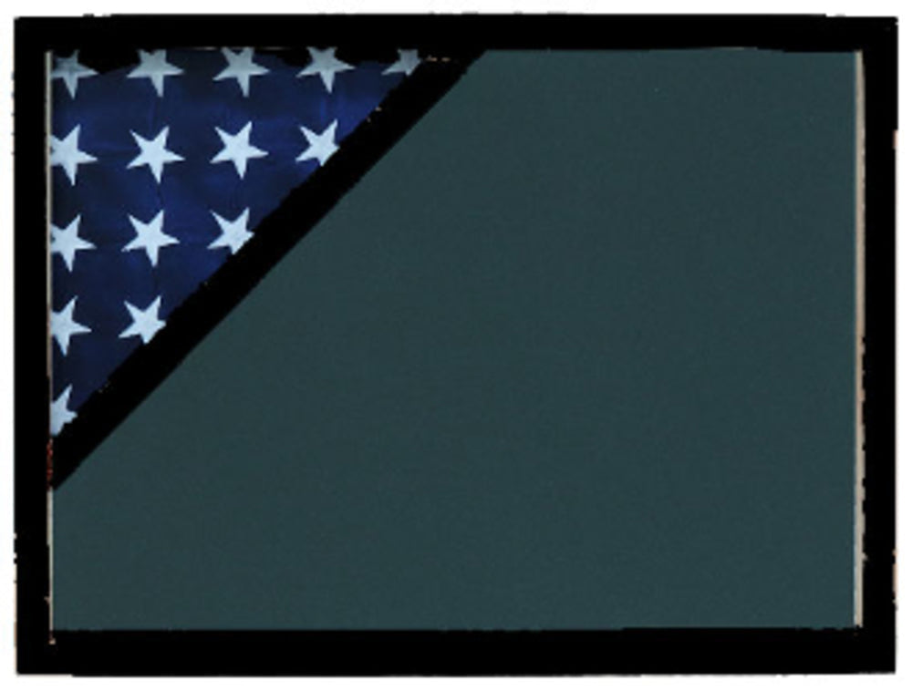 American Medal Badge Photo Flag Display Frame.
