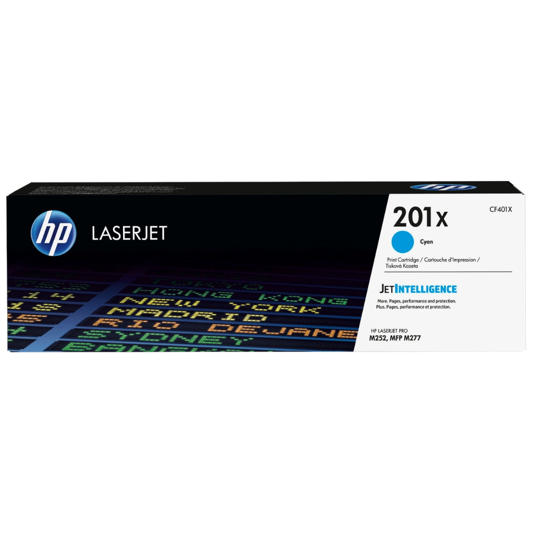 New, Pre-Owned - HP 201X High-Yield Cyan LaserJet Toner Cartridge, CF401X