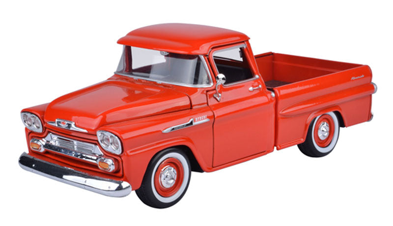Motormax 79311AC-OR 1/24 1958 Chevrolet Apache Pickup, Orange