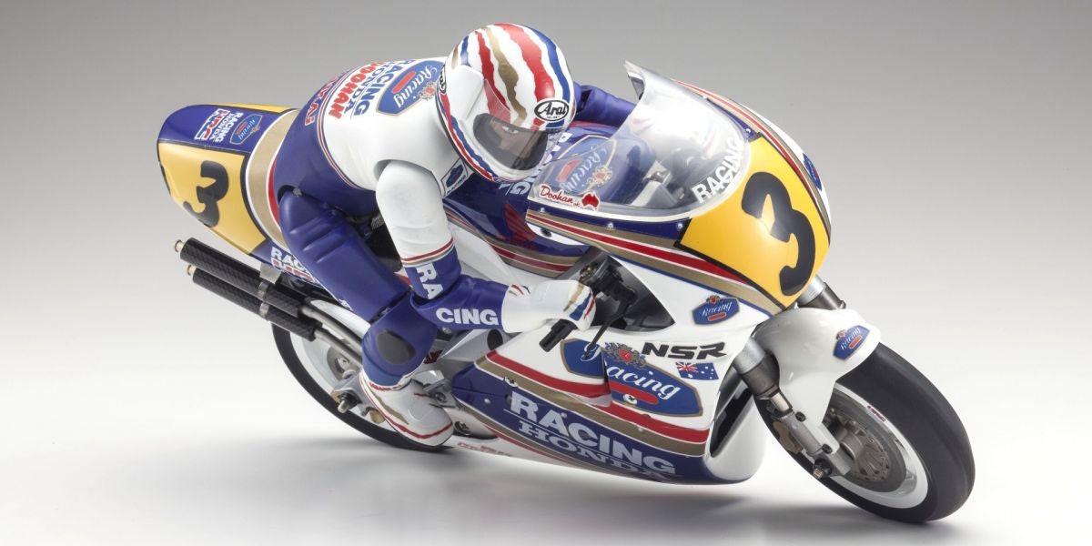 Kyosho 34937T1 Hang On Racer 1991 Honda NSR500 Electric 1/8 Motorcycle Kit