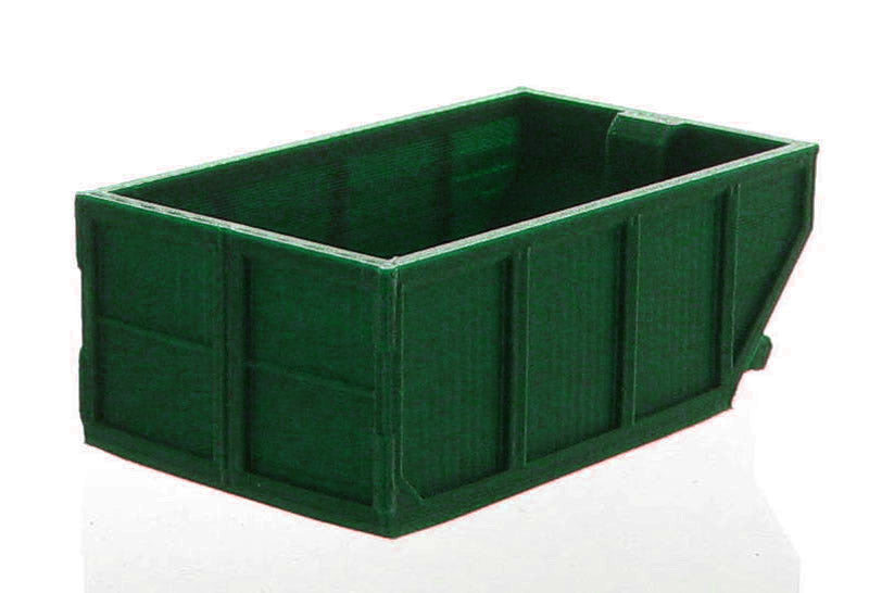 3D To Scale 50-235-GR 1/50 Rolloff Dumpster 10 Yards, Green