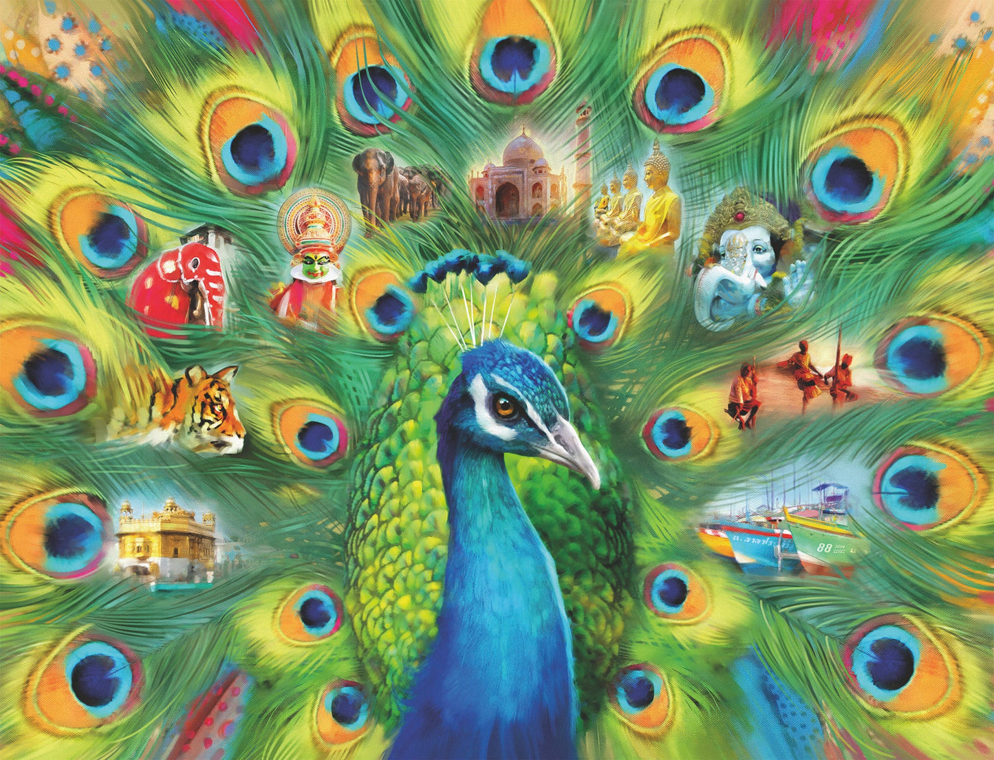 Puzzle: Land of the Peacock