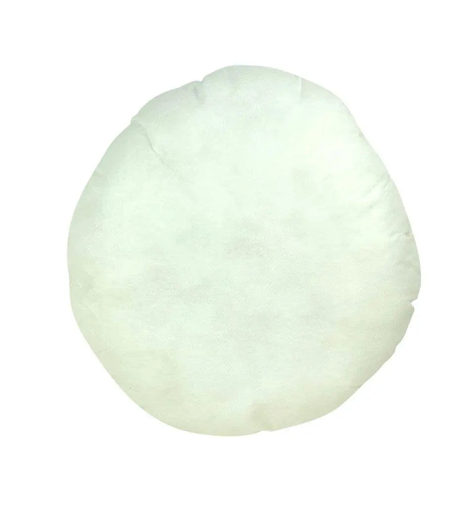 18" | 16" | 14" | 12"| 10" | 8" | Round Hypoallergenic Polyester Filled Pillow Insert by UniikPillows