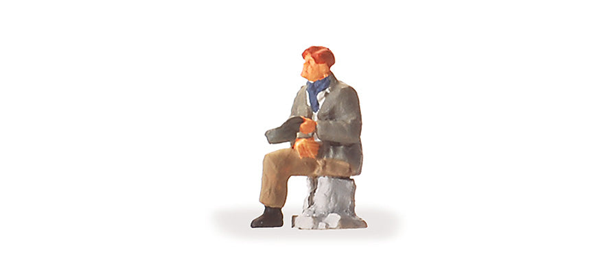 Preiser 29096 HO Scale Sitting Disabled Person Figure