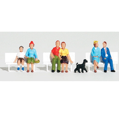 Woodland Scenics A1834 HO Train Figures Sitting & Waiting