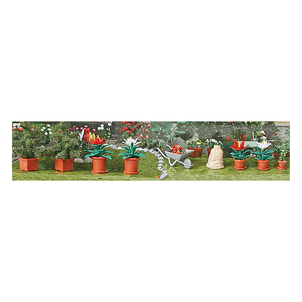 Busch 1235 HO Scale Christmas Flower Set