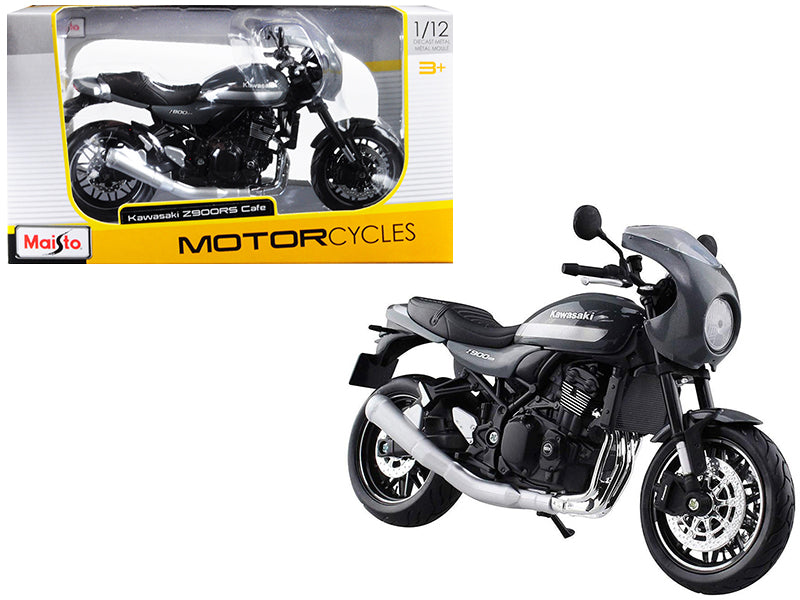 Kawasaki Z900RS Cafe Gray 1/12 Diecast Motorcycle Model by Maisto free shipping USA