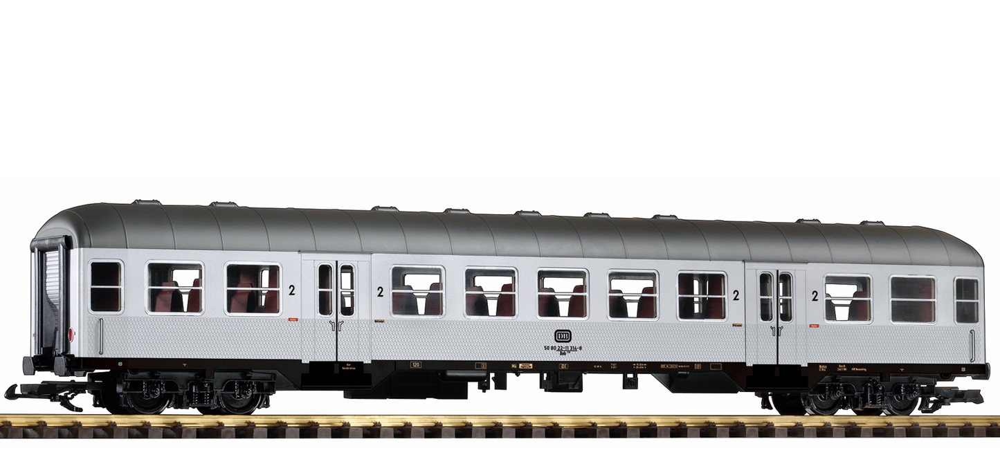 Piko 37631 G Scale DB IV Silver Coin 2nd Class Coach