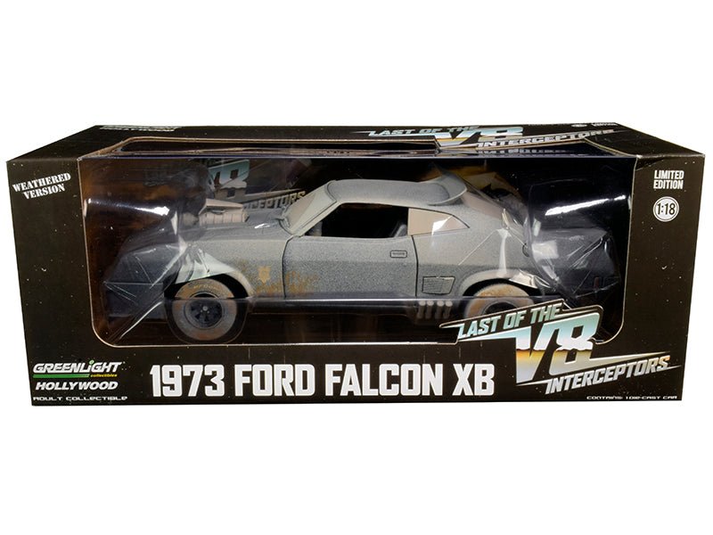 1973 Ford Falcon XB RHD (Right Hand Drive) (Weathered Version) "Last of the V8 Interceptors" (1979) Movie 1/18 Diecast Model Car by Greenlight free shipping USA