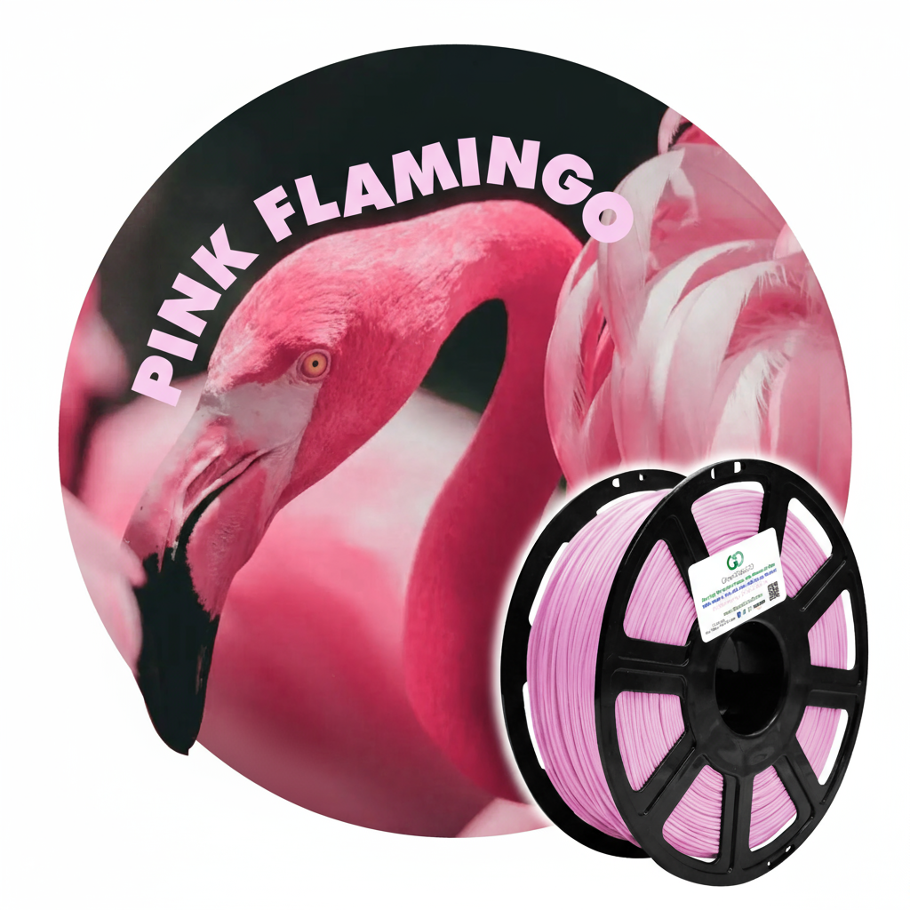 Pink Flamingo: Recycled PET-G <em>Pastel</em>