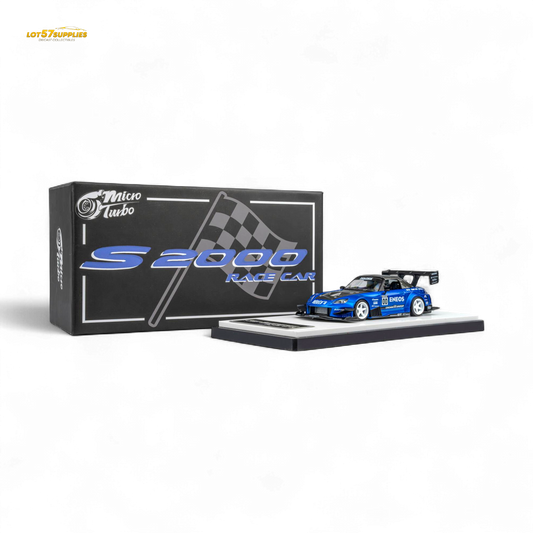 MicroTurbo Honda S2000 ENEOS #00 TOP FUEL - Candy Blue 1:64