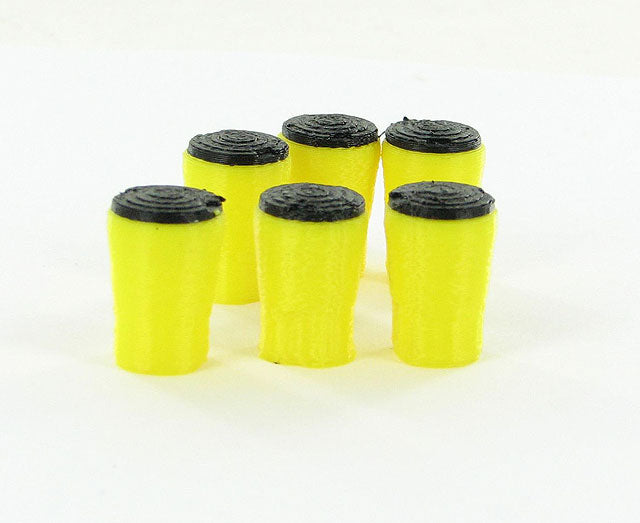 3D To Scale 50-107-Y 1/50 – Crash Barrels 6pk Yellow Scene Detail