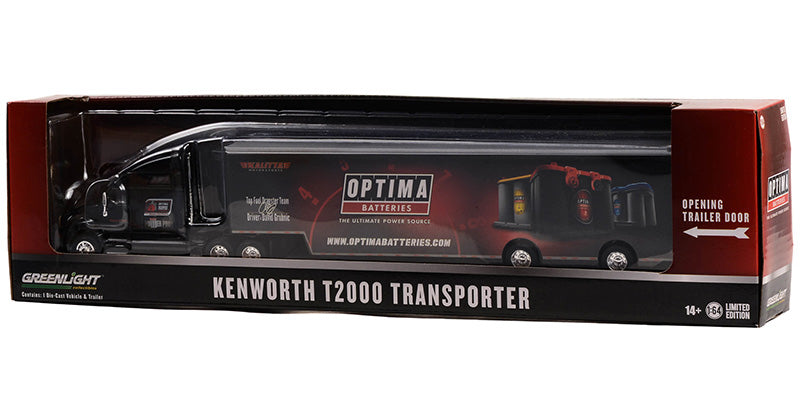 Greenlight 30378 1/64 Kenworth T2000 Transporter, OPTIMA