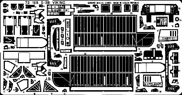 Eduard 72168 1/72 Aircraft- S3B Viking for HSG