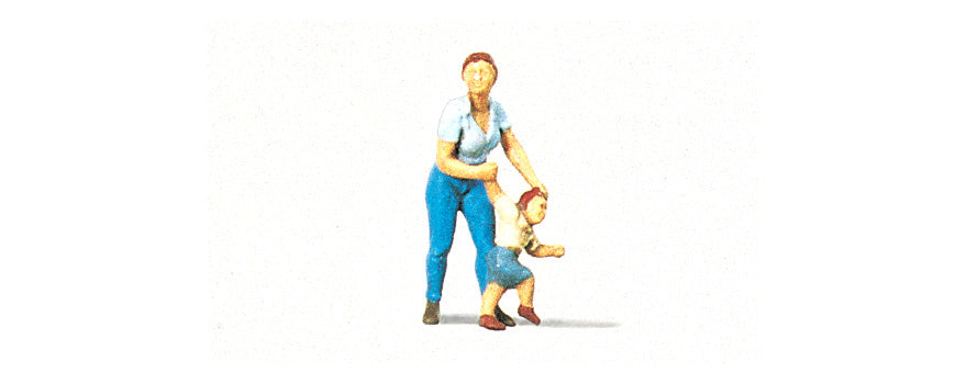 Preiser 28023 HO Scale Mother with Child Figure