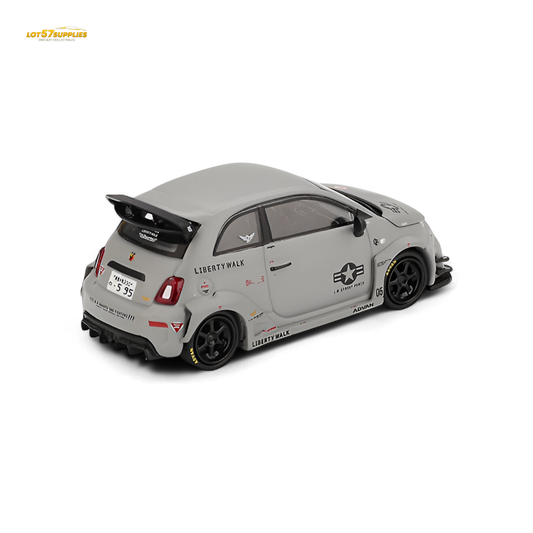 Mini GT Abarth 595 LB-WORKS x Abas Works Grey 1:64