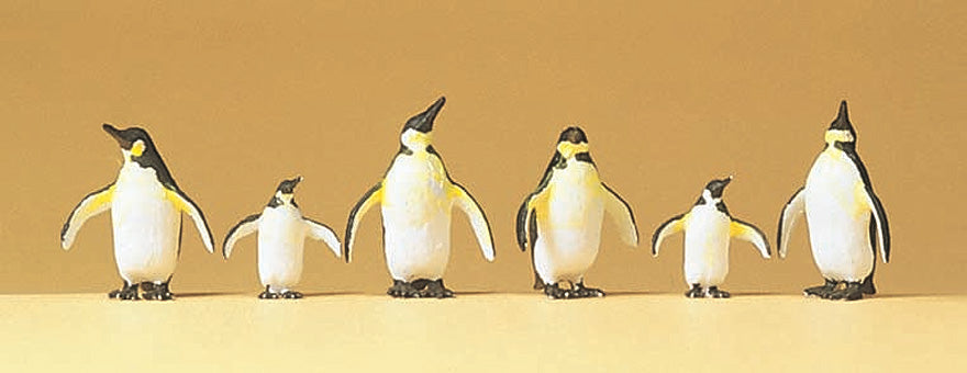 Preiser 20398 HO Scale Penguins Animal Figure Set