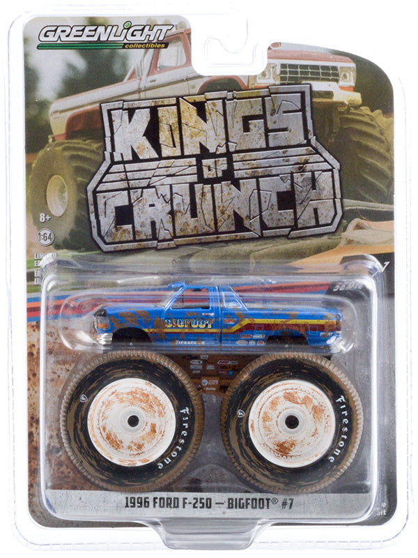 Greenlight 49070-F 1/64 Bigfoot #7 1996 Ford F-250 Monster Truck