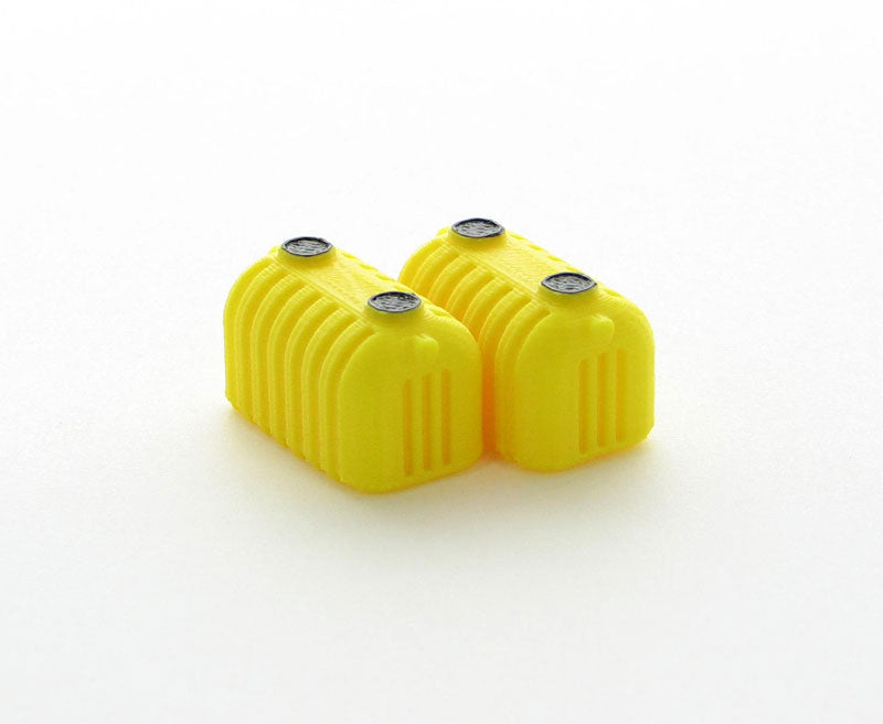 3D To Scale 87-145-Y 1/87 – Septic Tank 2pk Yellow Scene Utility