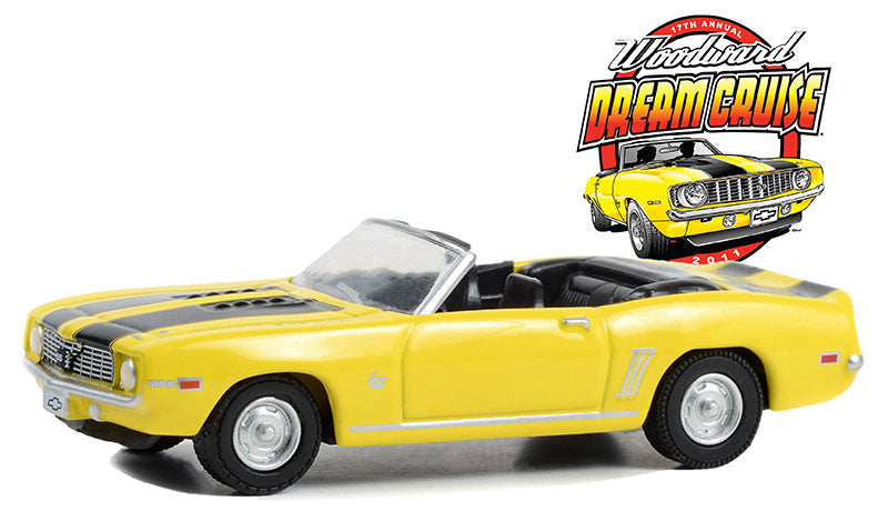 Greenlight 37280-B 1/64 Scale 1969 Chevrolet Camaro Ss Convertible 17Th Annual Woodward