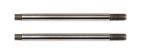 Team Associated 91643 3x24 mm Shock Shafts V2 Chrome RC10B74