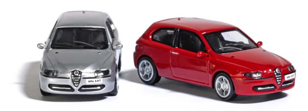 Busch 9838811 HO Scale 2000 Alfa Romeo 147 - Assembled -- Various Colors