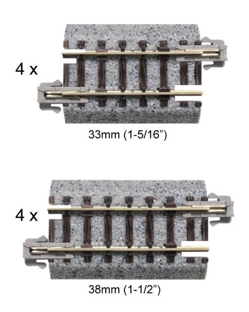 Kato N 20-092 Unitrack Track Assortment Set B 1 1/2" 1 5/16" (38mm)