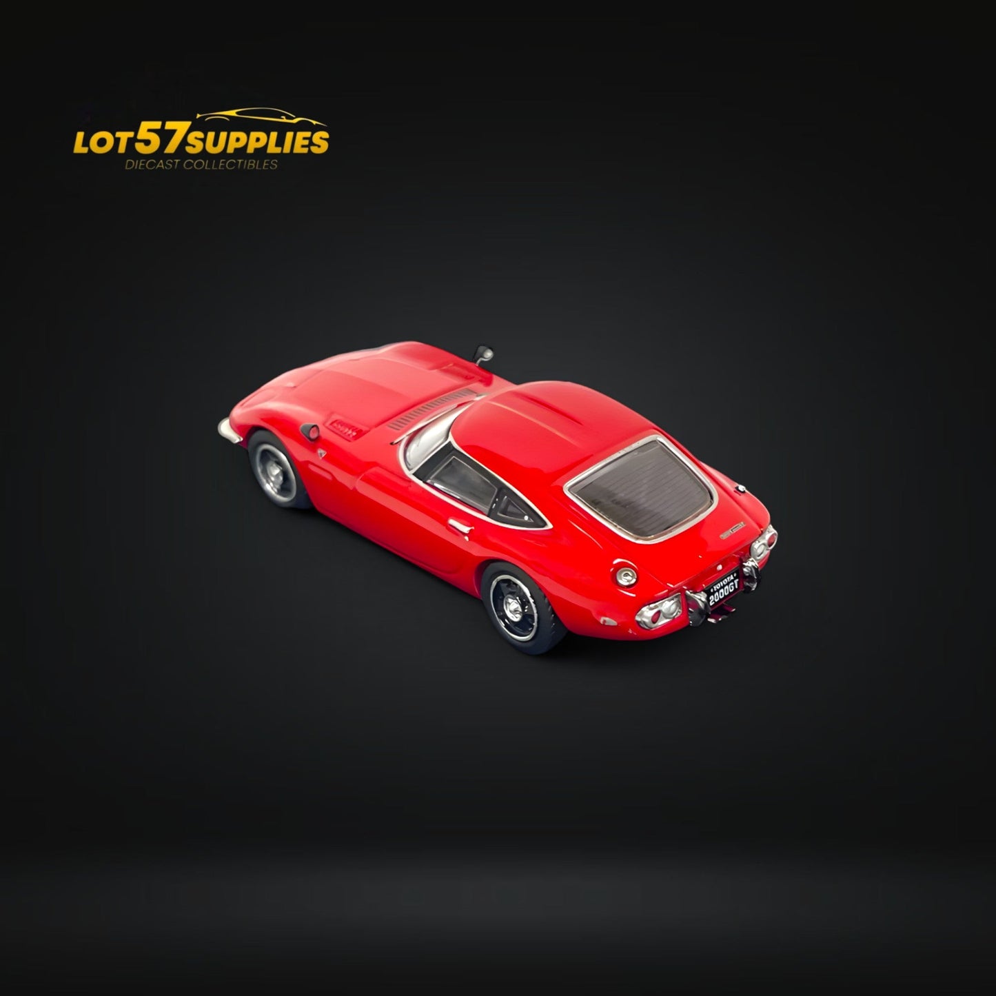 INNO64 Toyota 2000GT Red 1:64