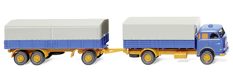 Wiking 041604 1/87 MAN Pausbacke Platform Trailer Truck