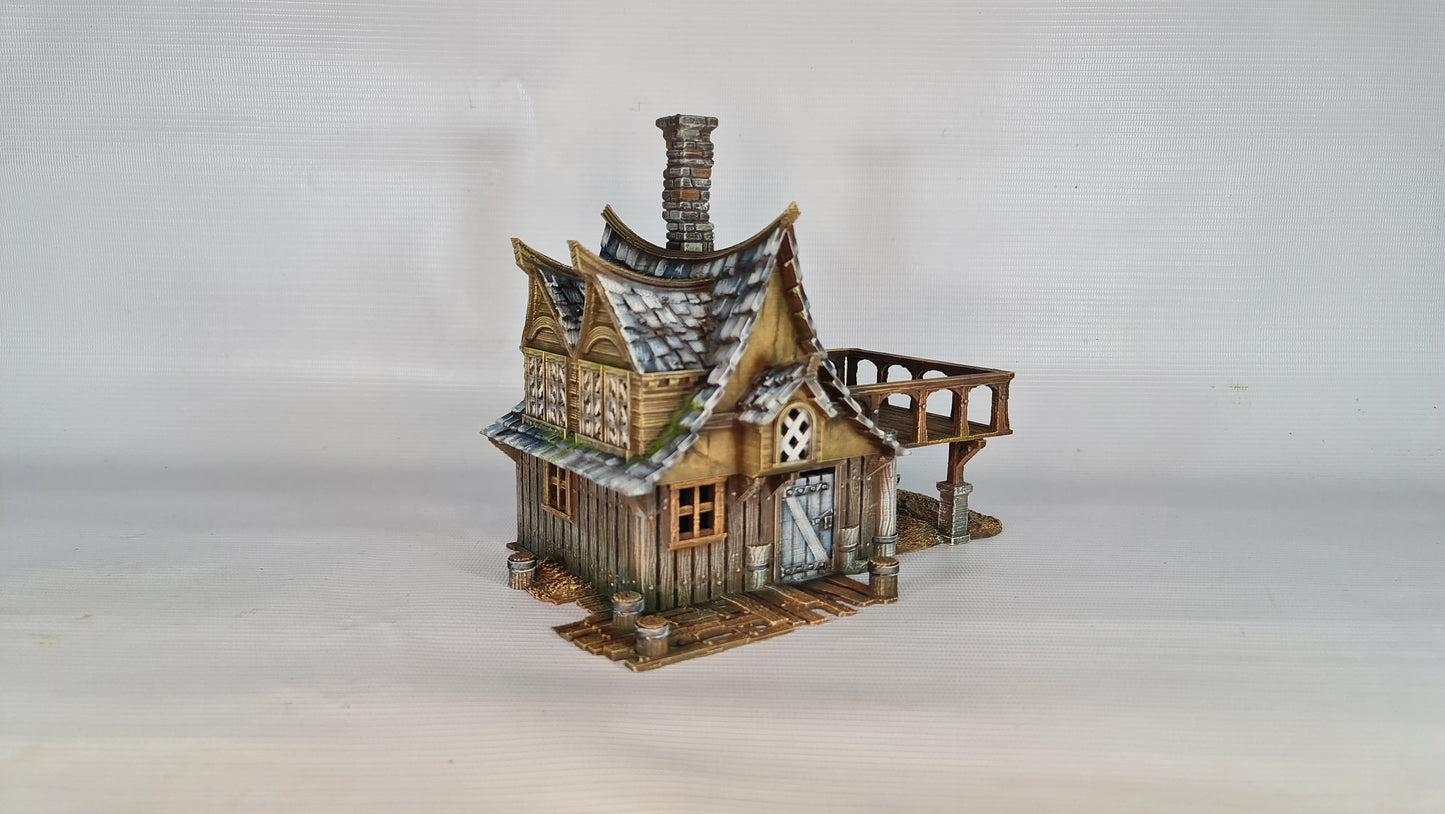 Adrian-3DP4U - River Masters Hut - 28mm