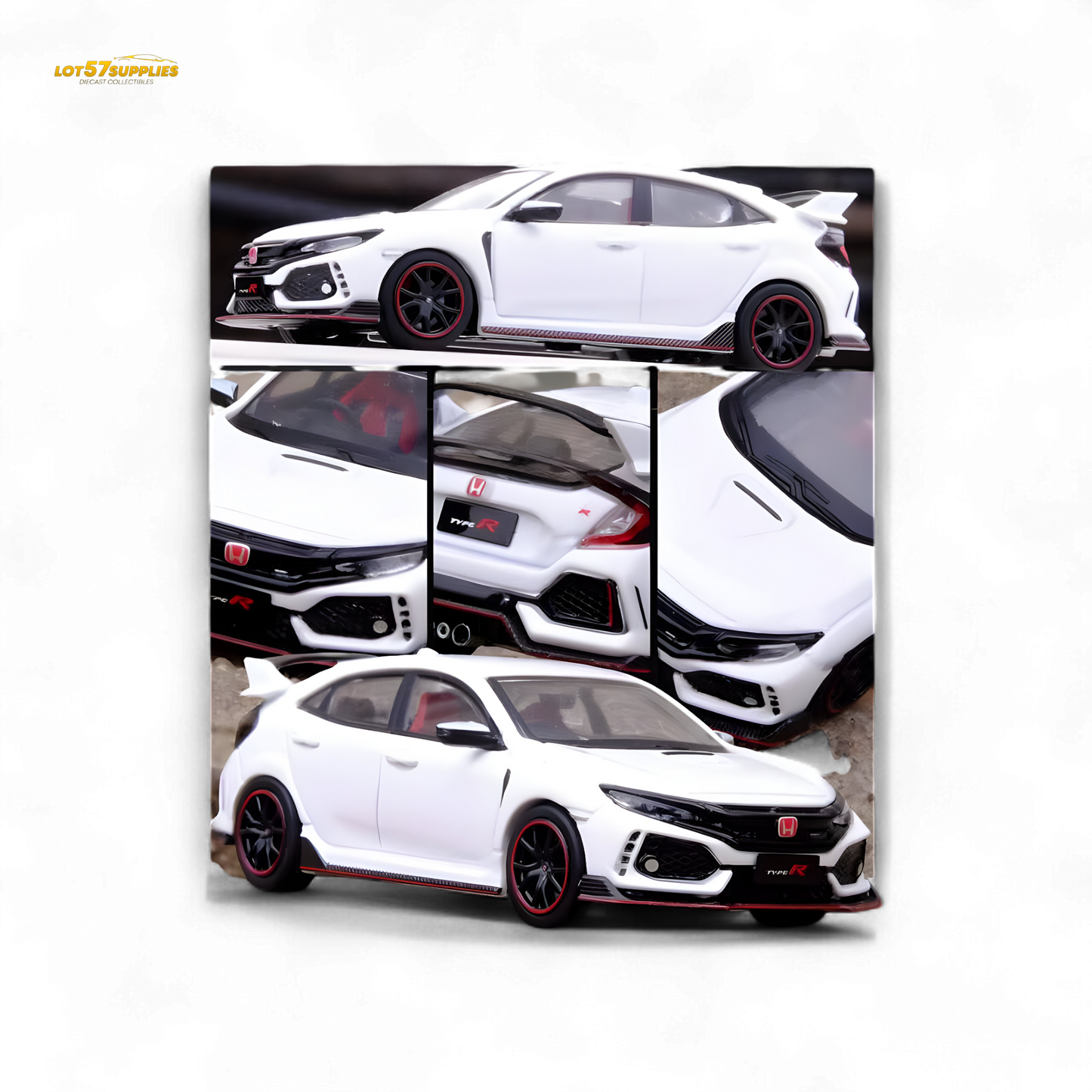 INNO64 Honda Civic Type-R FK8 White 1:64