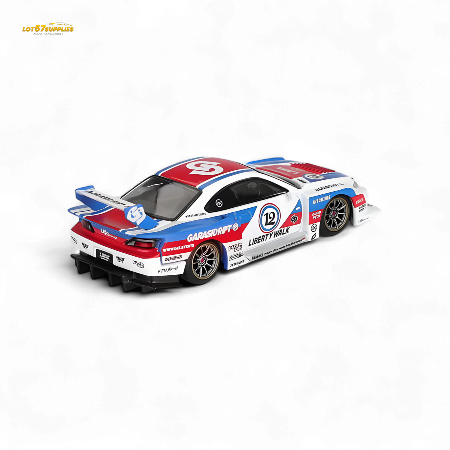 (Pre-Order) Mini-GT Nissan LB-Super Silhouette S15 SILVIA GARASIDRIFT x LBWK 2025 #1022 - 1:64