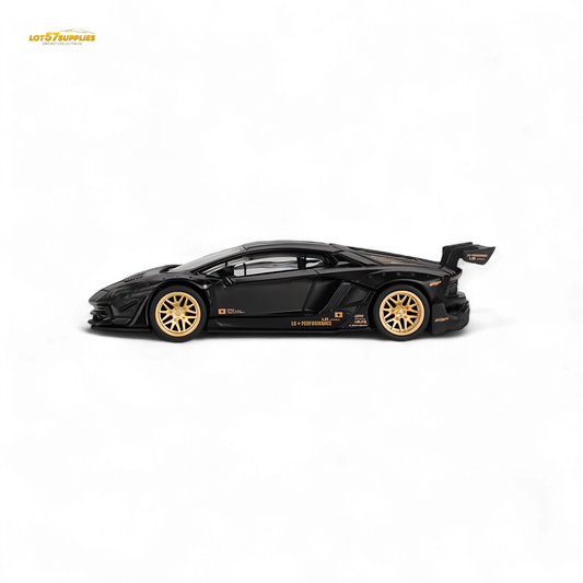 Mini GT LB WORKS Lamborghini Aventador Matte Black 1:64