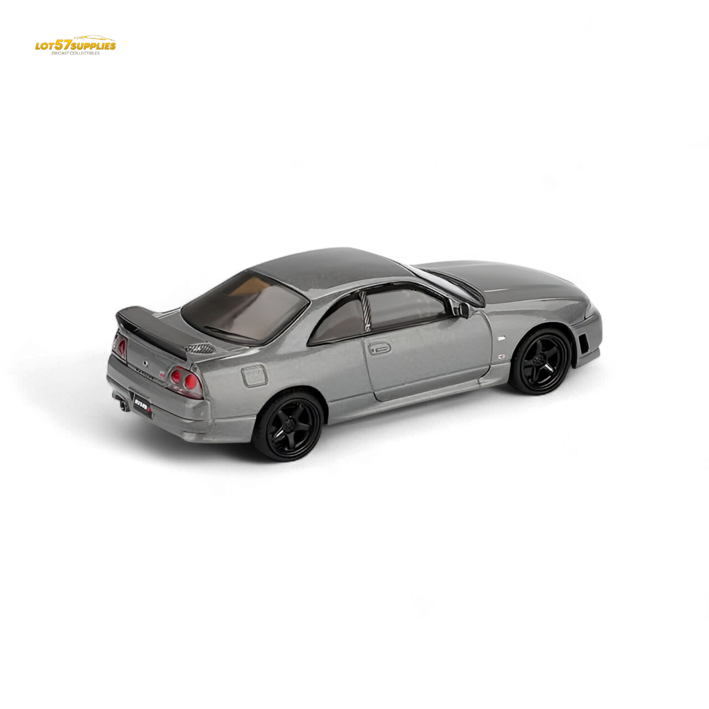 (Pre-Order) Mini-GT Nissan Skyline GT-R (NISMO BCNR33 CRS Version) - Dark Metal Gray 1:64 #1128